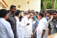 CM KCR Reaches Nandamuri Harikrishna House